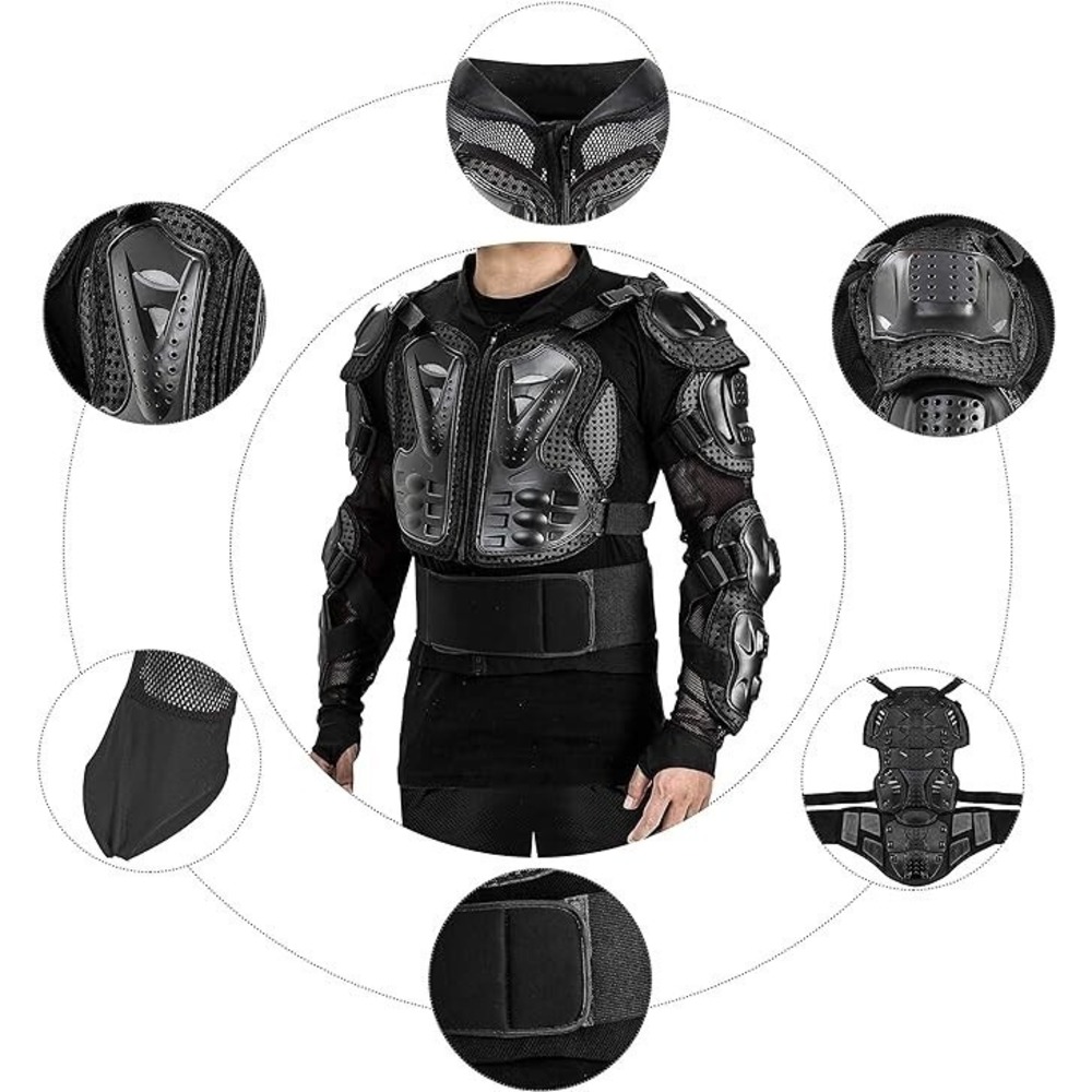 Motorbike Protective Armour Chest Back Spine Armor Protector Motocross, ATV 3XL - Picture 3 of 6